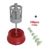 Equilibreuse de Roue Manuelle Portable + 150 Plombs Masses à Frapper 5-30gr
